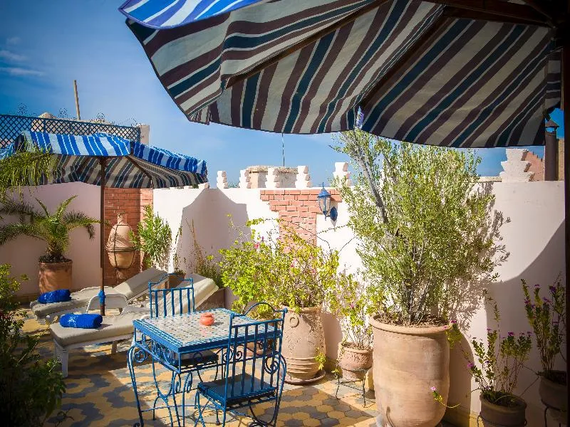Terrace, Riad Bleu Du Sud, Marrakech
