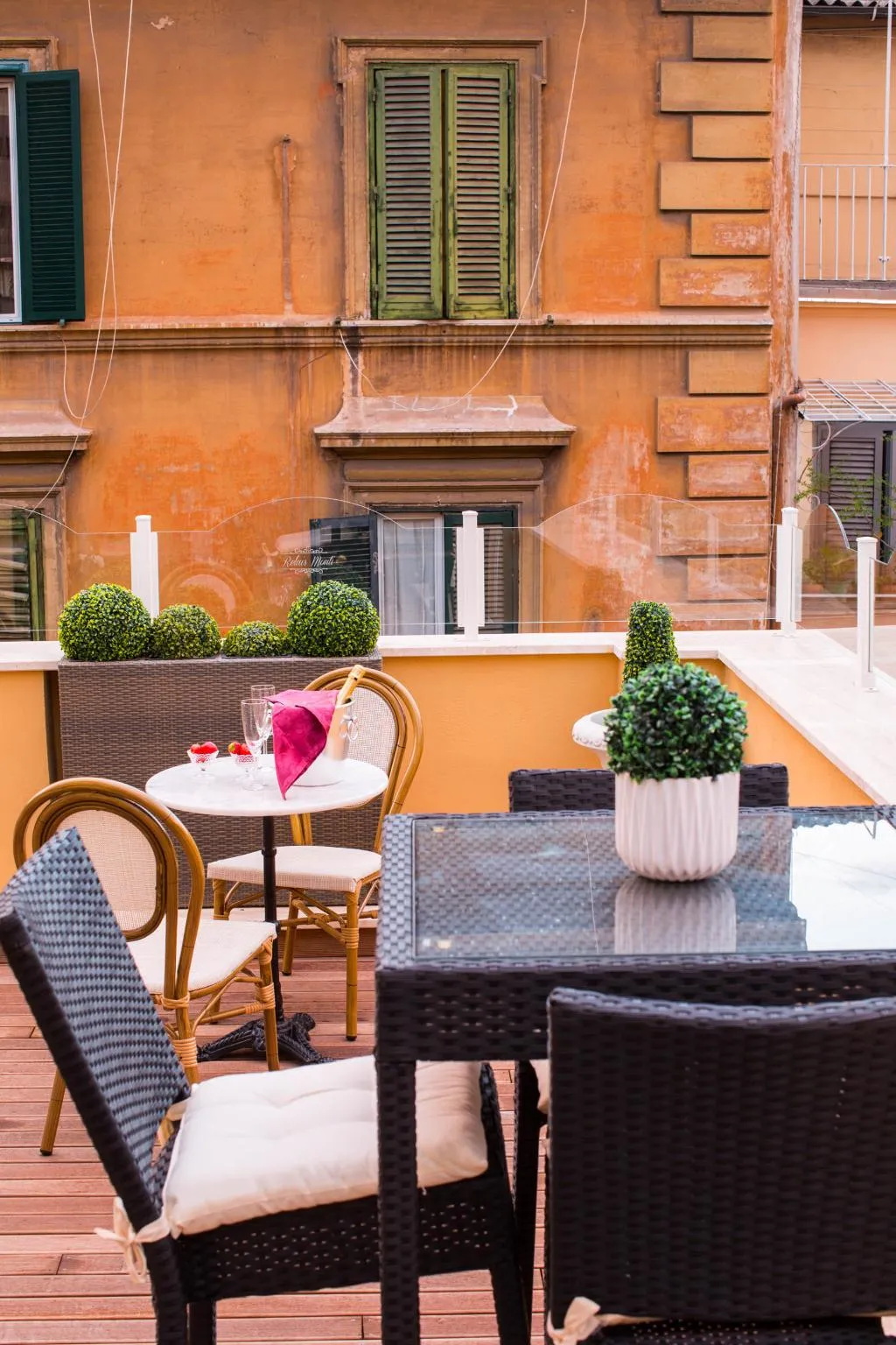 Terrace, Relais Monti, Rome