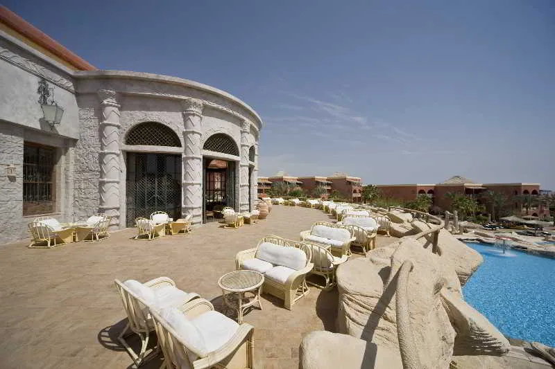 Terrace, Pickalbatros Laguna Club Resort, Red Sea Riviera
