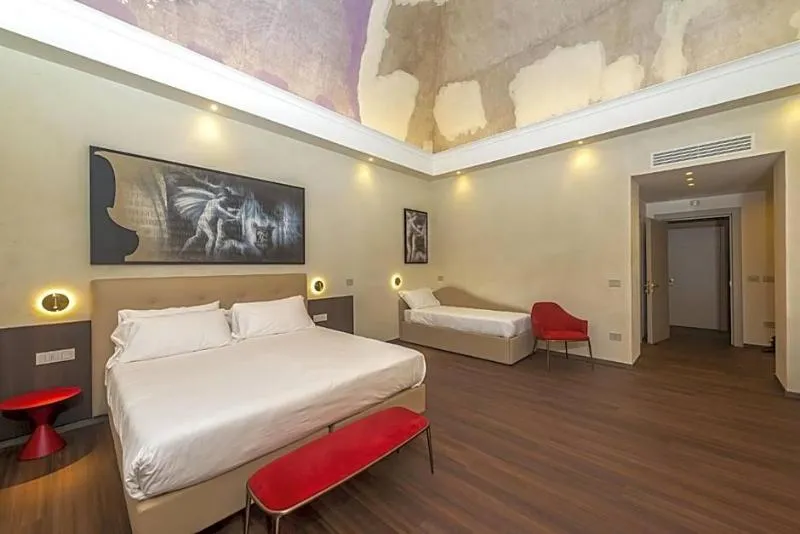 Lobby, Hotel Vittoria, Naples