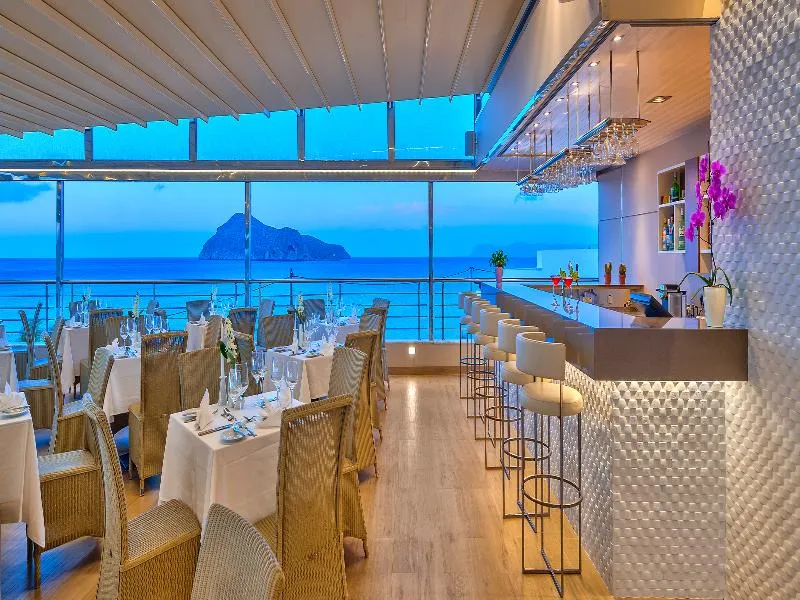 Terrace, Porto Platanias Beach Resort & Spa, Crete