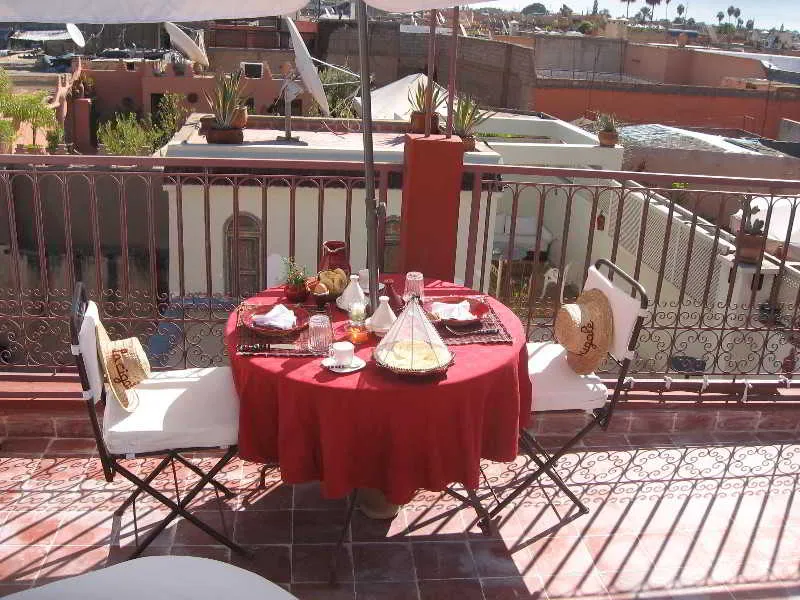 Terrace, Riad La Cigale, Marrakech