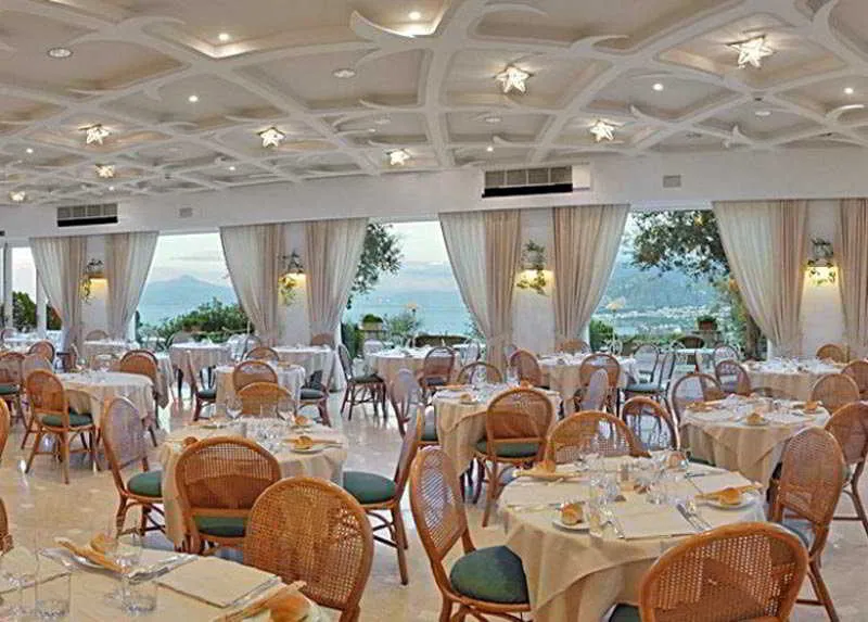 Restaurant, Grand Hotel Aminta, Naples