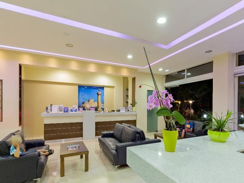 Lobby, Paleos apartments, Rhodes