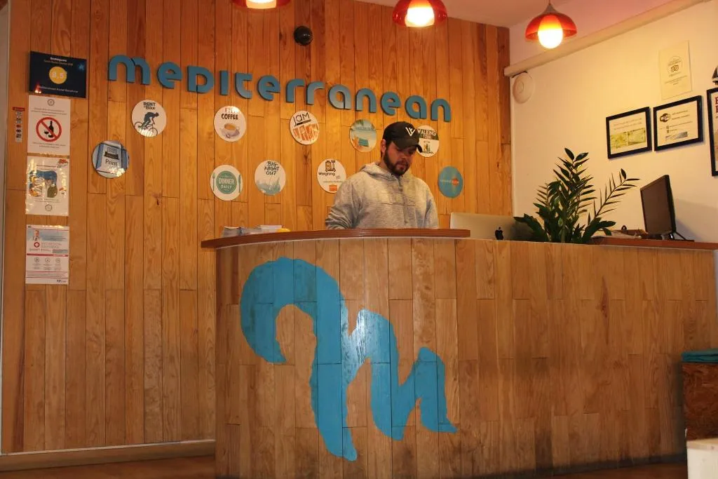 Lobby, Mediterranean Hostel, Barcelona