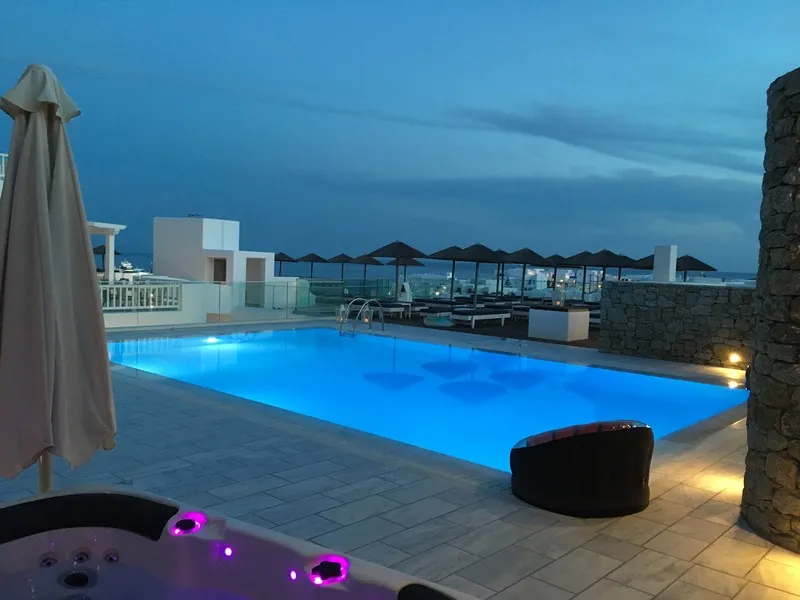 General view, The George Hotel, Mykonos
