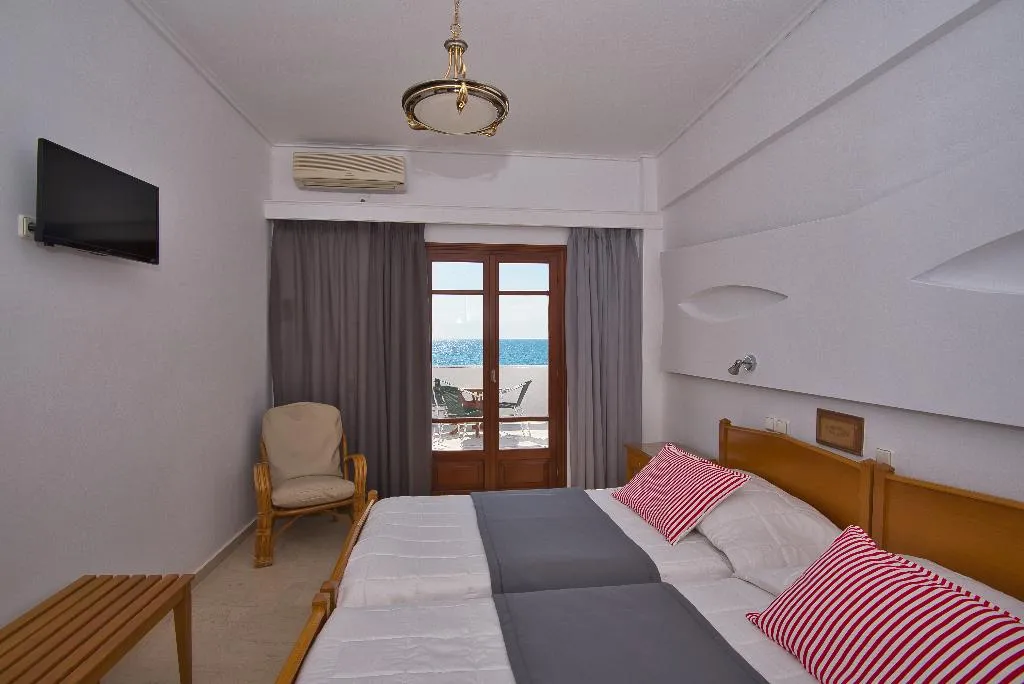 Double or Twin SEA VIEW Room, Irini's Rooms Fteoura, Santorini