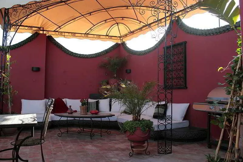 General view, Riad Kantarell, Marrakech