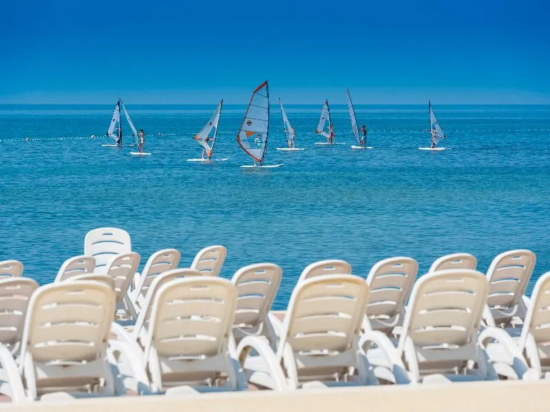Beach, Apartments Polynesia Plava Laguna, Istria