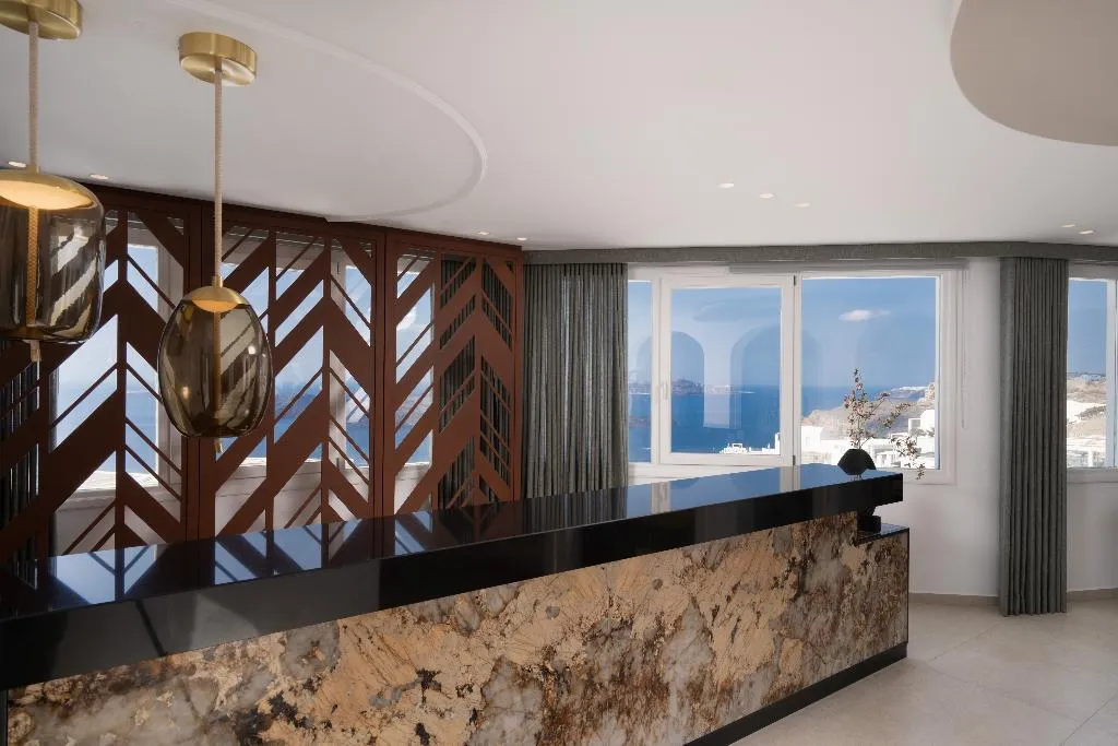 Lobby, Volcano View Hotel, Santorini