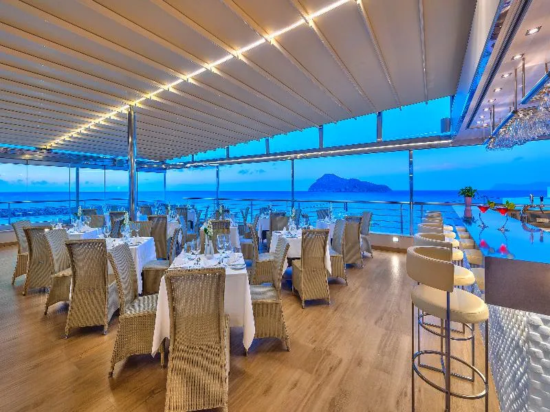 Terrace, Porto Platanias Beach Resort & Spa, Crete