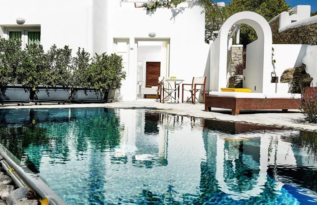 Pool, Belvedere hotel, Mykonos