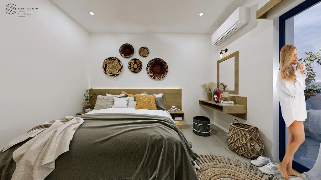 FAMILY ROOM SEA VIEW Room, Cretan Seaside Boutique Hotel, Crete