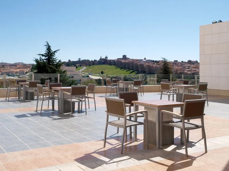 Terrace, Sercotel Cuatro Postes, Madrid