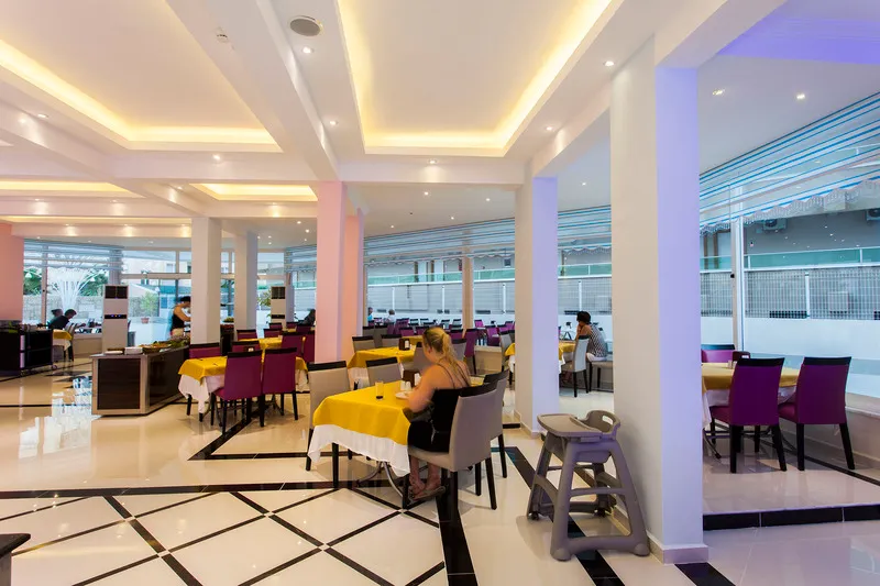 Restaurant, Infinity Beach Hotel, Antalya