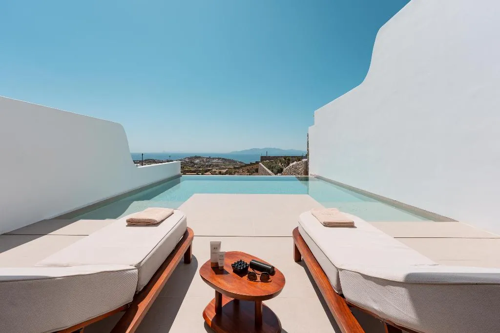SUITE SEA VIEW WITH PRIVATE POOL Room, Muse Of Mykonos, Mykonos