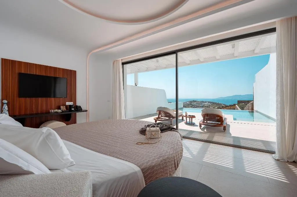 SUITE SEA VIEW WITH PRIVATE POOL Room, Muse Of Mykonos, Mykonos