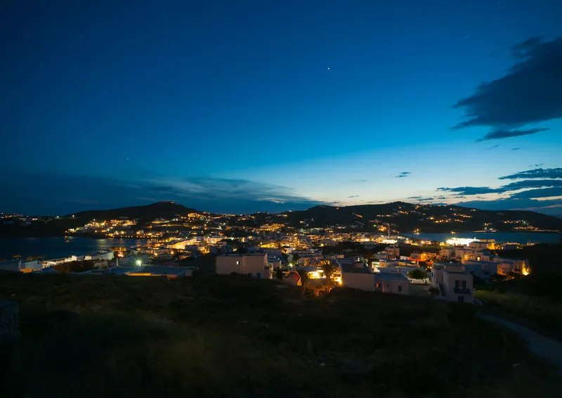 General view, Ornos Blue, Mykonos