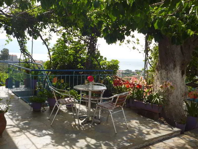 Terrace, Apartments Jota, Samos