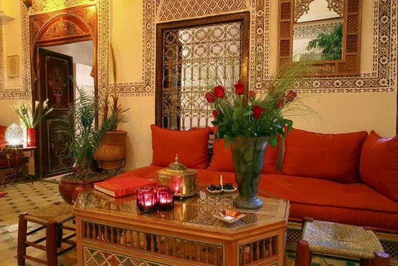 Lobby, Riad Amiris, Marrakech