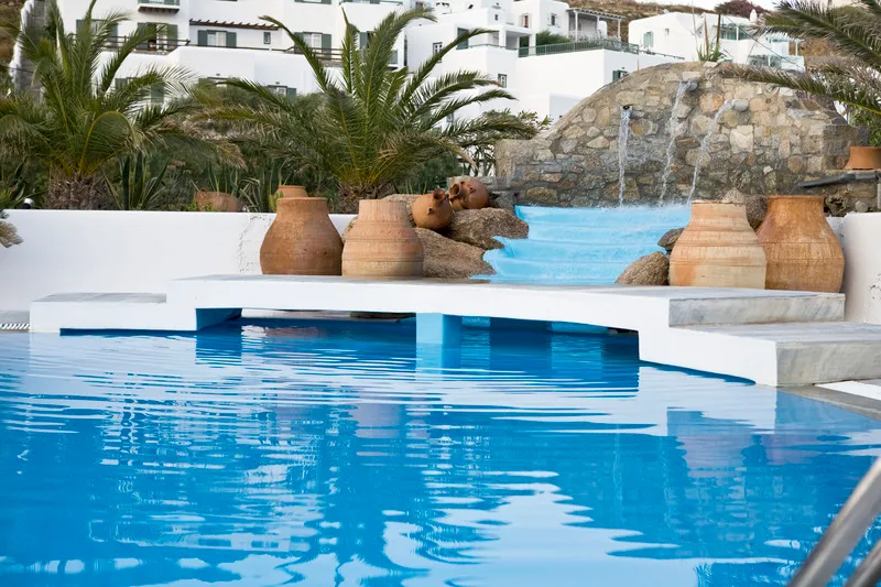 Pool, Kamari Hotel, Mykonos