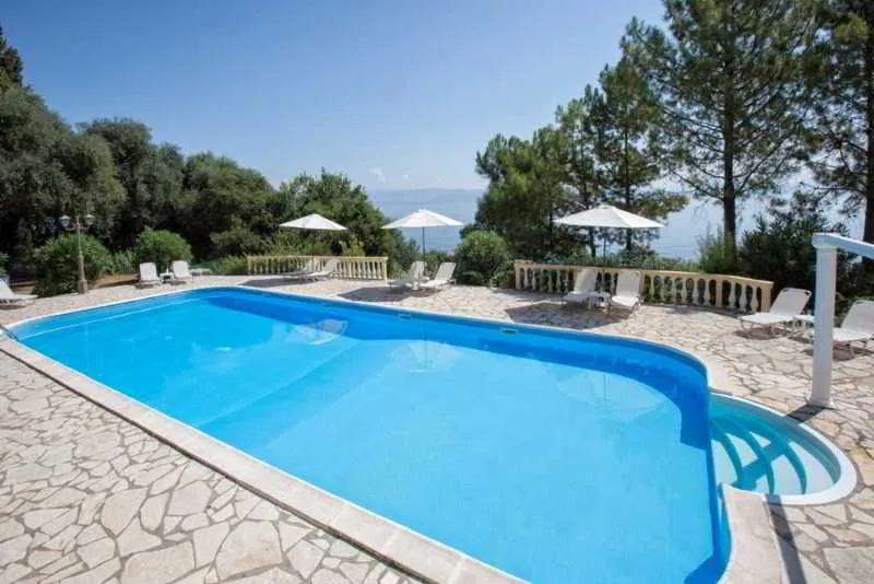 Pool, Aurora Beach Hotel, Corfu