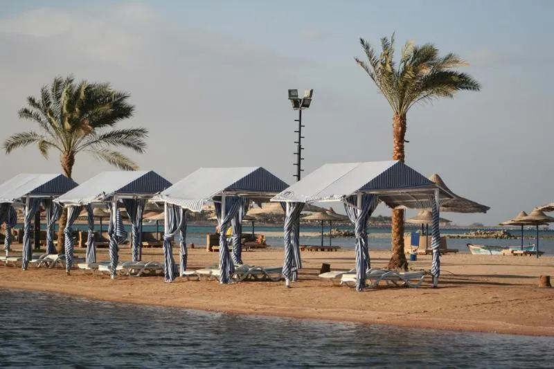 Beach, Royal Pharaoh Resort & Aqua Park, Red Sea Riviera
