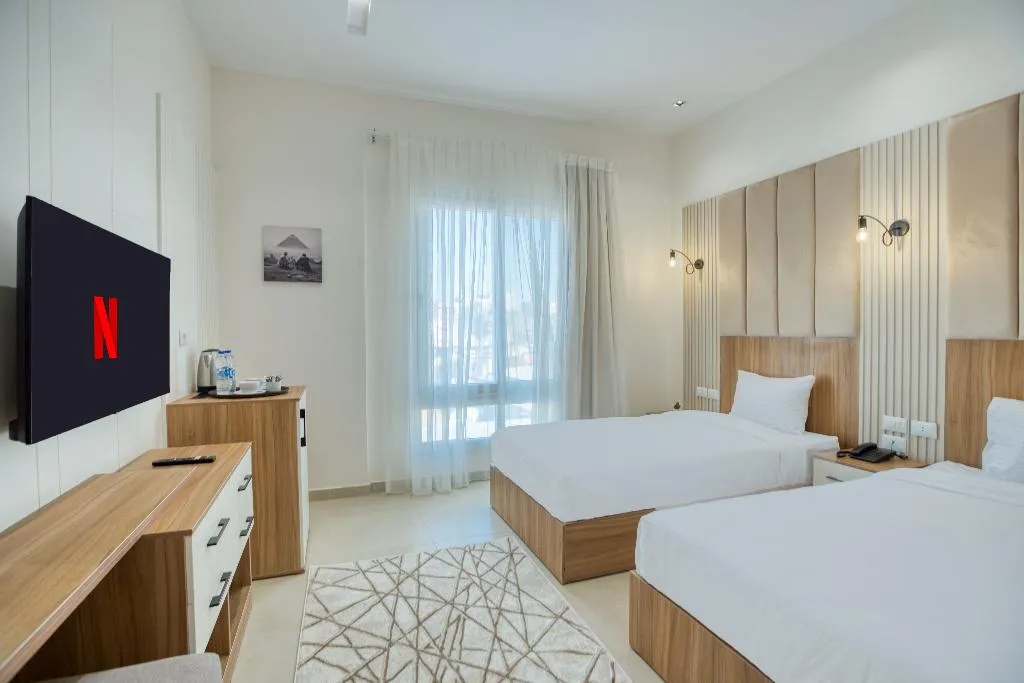 Double or Twin TWO BEDS Room, Mazar Pyramids Hotel, Cairo