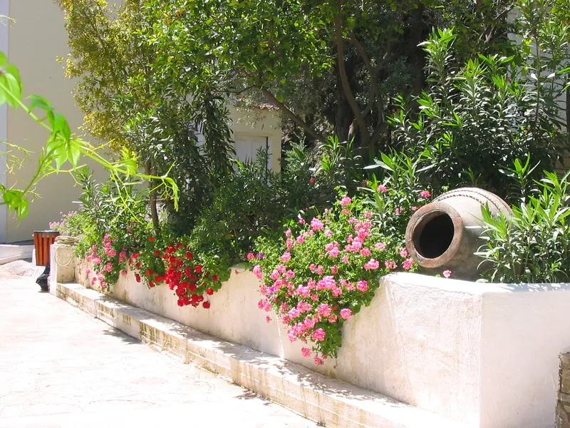 Terrace, Kerveli Village, Samos