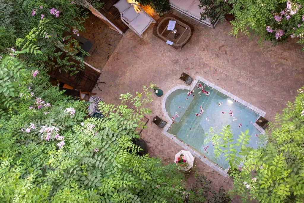 General view, Riad Le Coq Fou, Marrakech