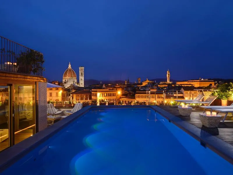 Terrace, Grand Hotel Minerva, Florence