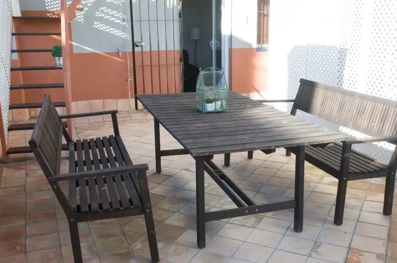 Terrace, Life Apartments Quintana, Seville