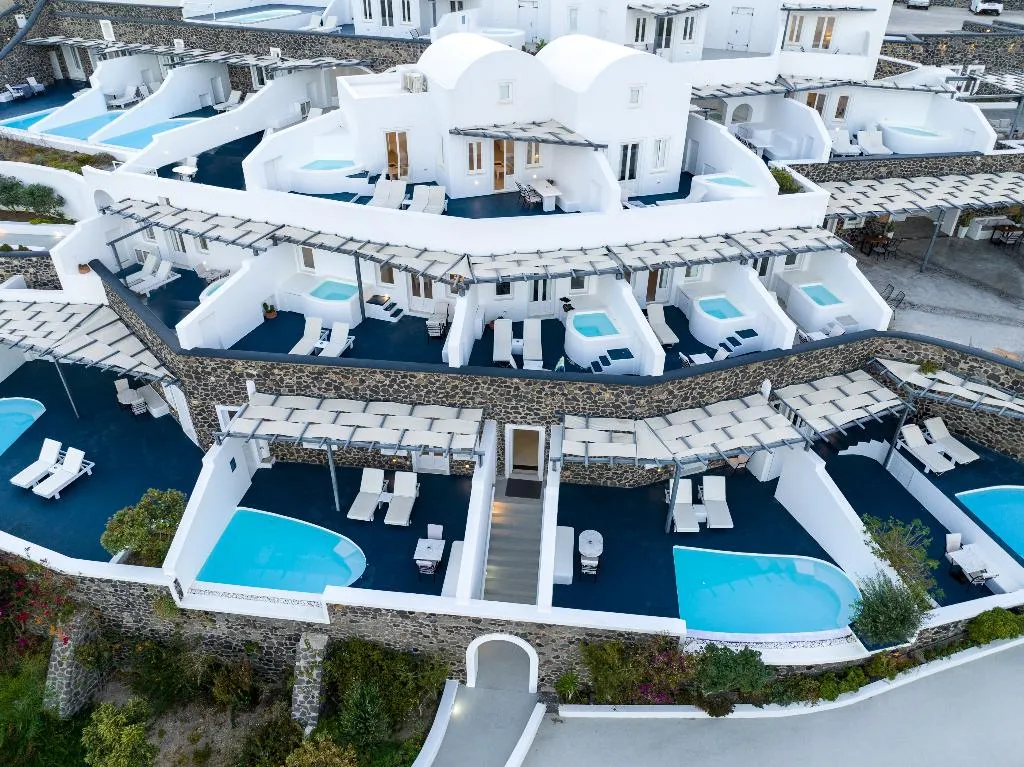 Lobby, Amber Light Villas, Santorini