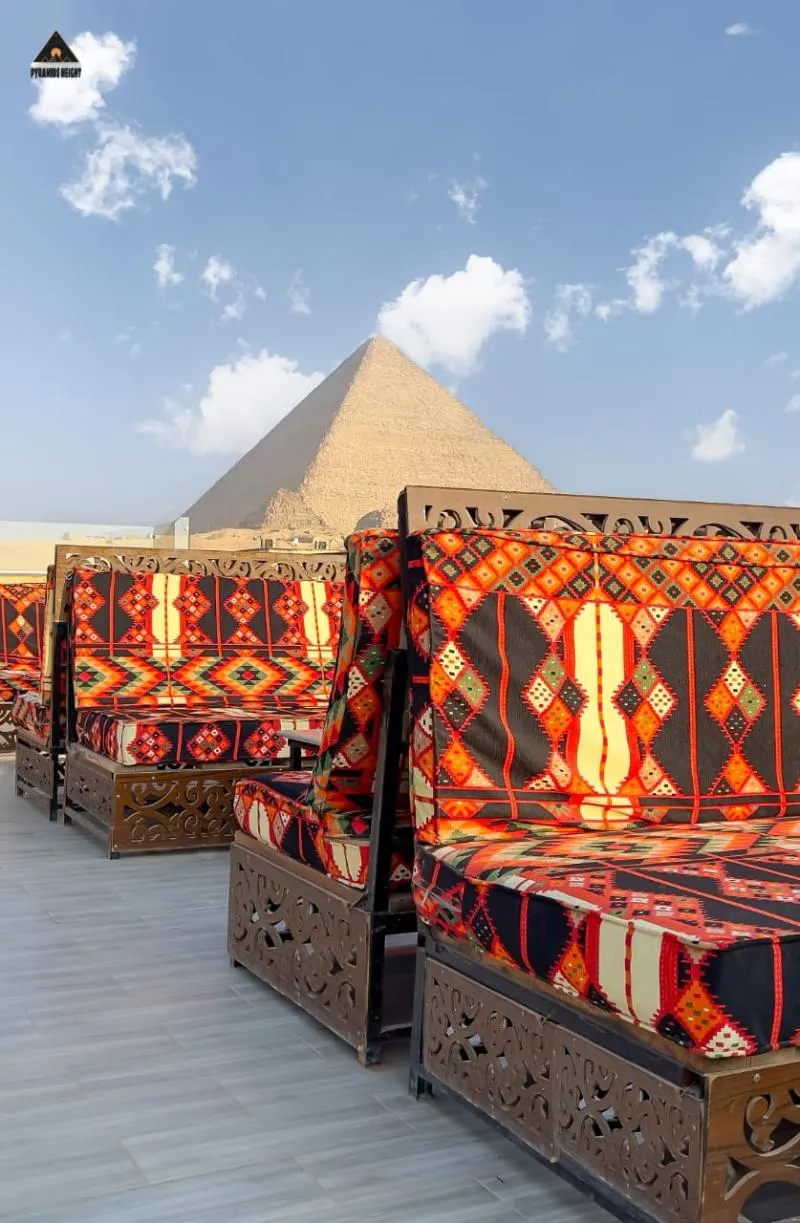 Terrace, Pyramids Height Hotel, Cairo