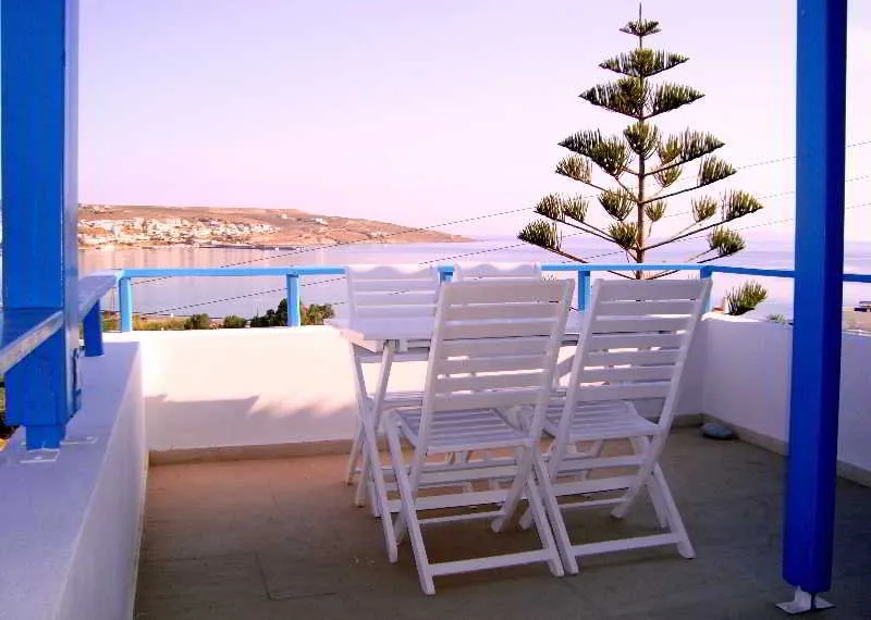 Terrace, Corina Apartments, Crete