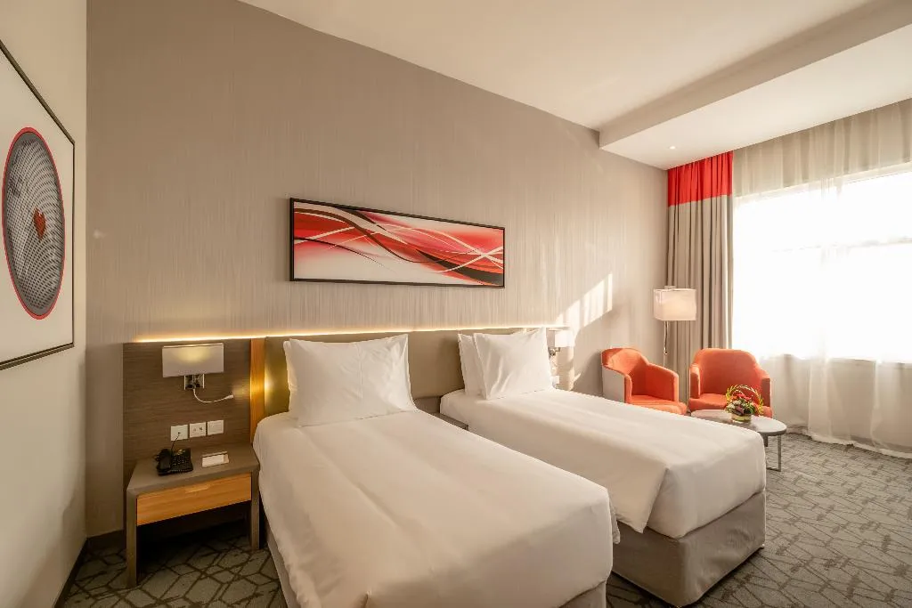TWIN TWO BEDS Room, Peony Hotel Dubai, Dubai