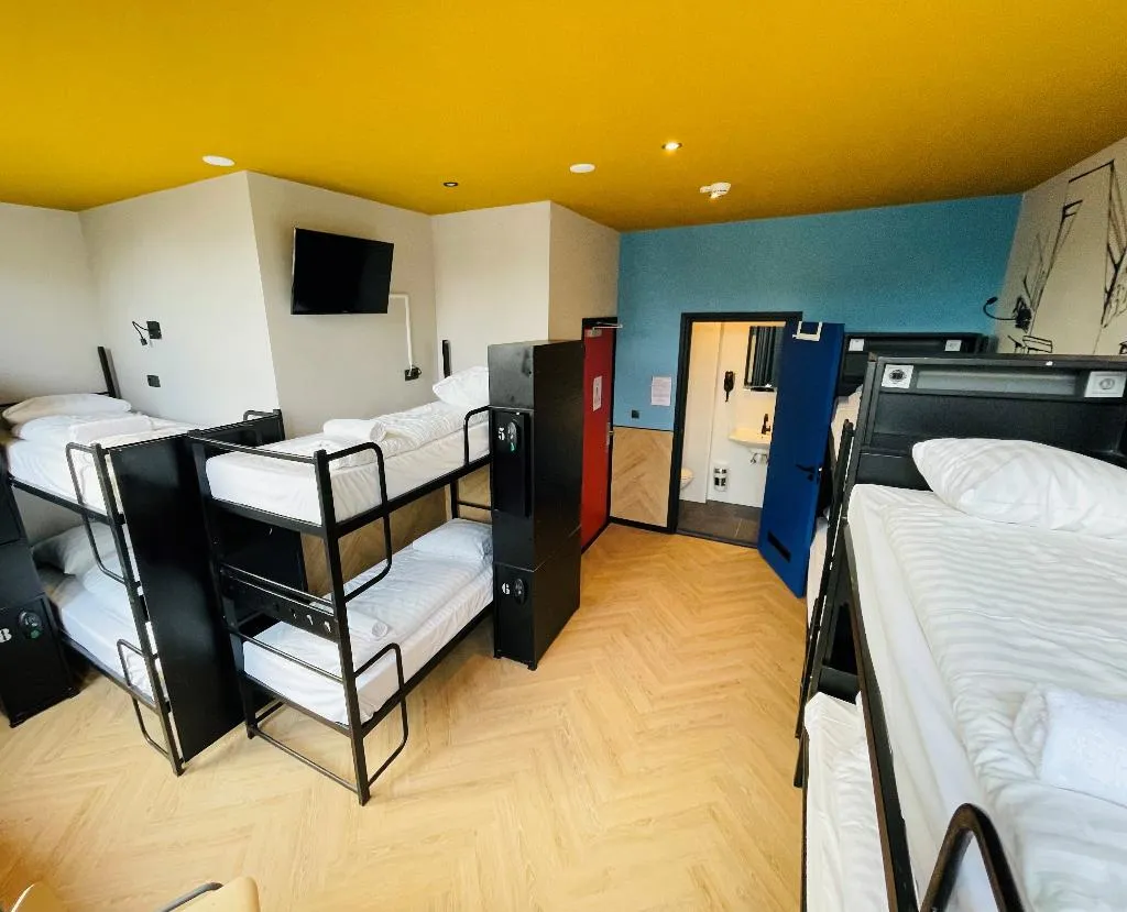 Bed in dormitory BUNK BED Room, Heart Of Amsterdam, Amsterdam