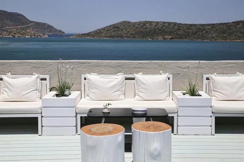 Terrace, Domes Aulus Elounda, Curio Collection by Hilton, Crete