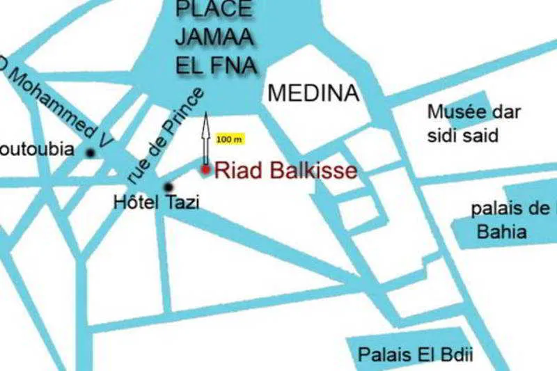 General view, Riad Balkisse, Marrakech