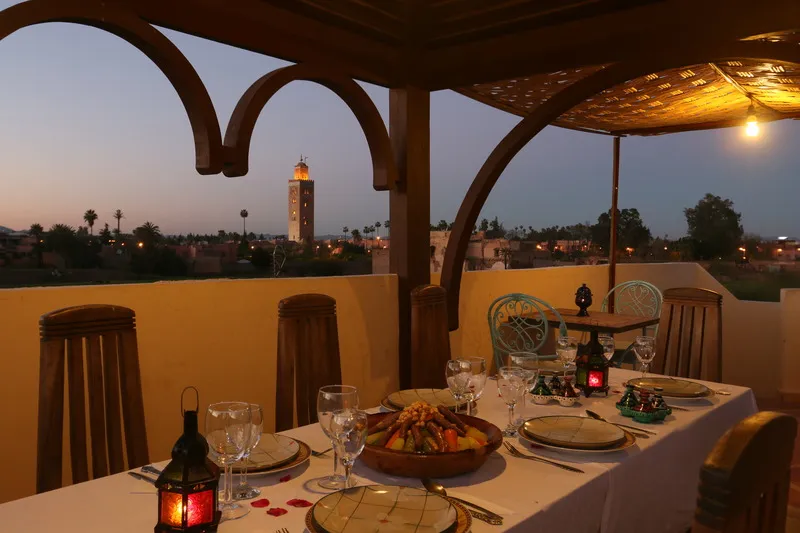 Restaurant, Riad Sidi Mimoune, Marrakech