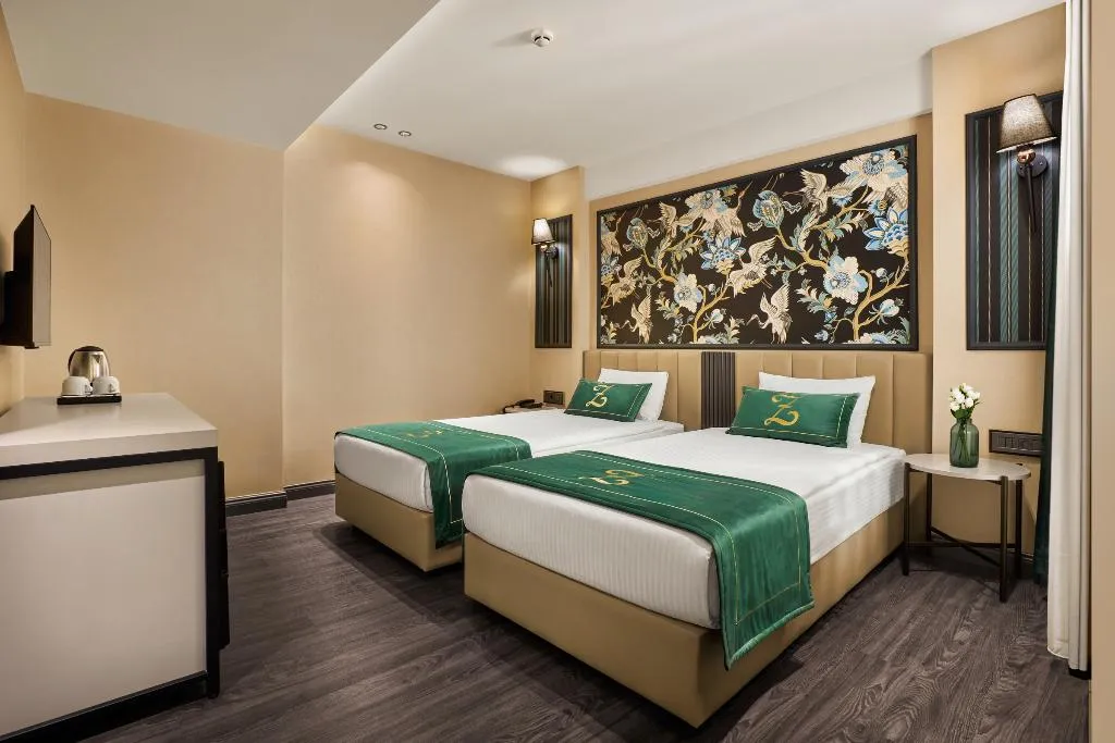 DOUBLE DELUXE TWO BEDS Room, The New Zeybek Hotel, Izmir