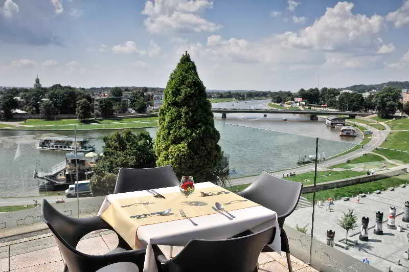 Terrace, Pod Wawelem Hotel, Krakow