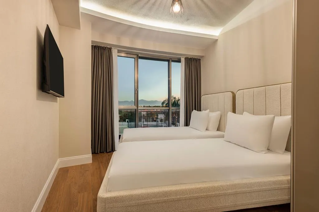 Room TWO DOUBLE BEDS Room, Alodger Sirius Town Lara, Antalya