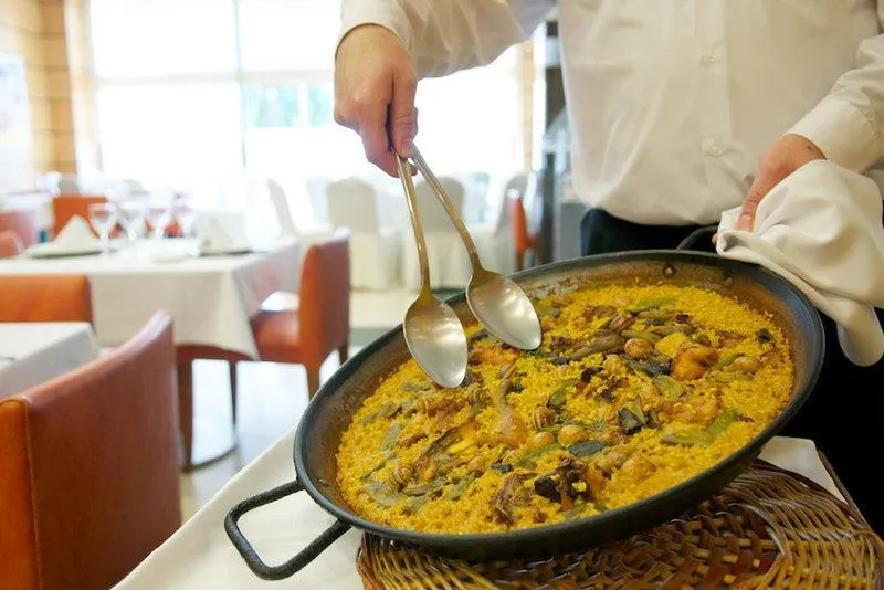 Restaurant, Hotel Albufera, Valencia