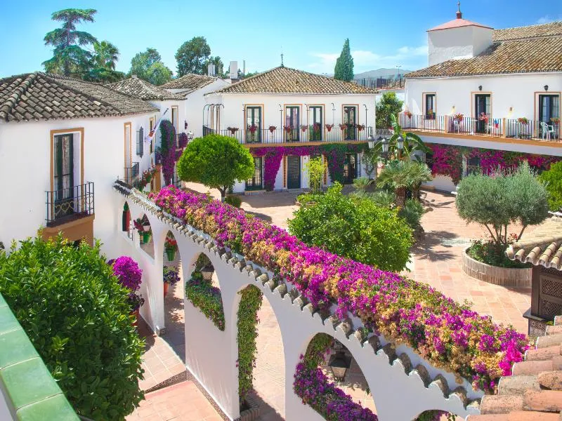 General view, Globales Pueblo Andaluz, Costa Del Sol