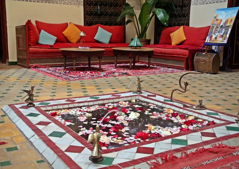 Lobby, Riad Amiris, Marrakech