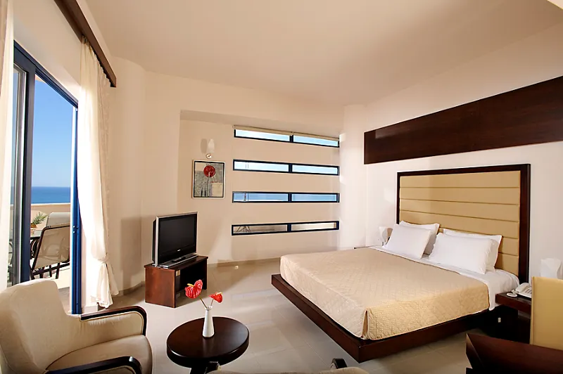 Double or Twin SIDE SEA VIEW Room, Galini Sea View, Crete