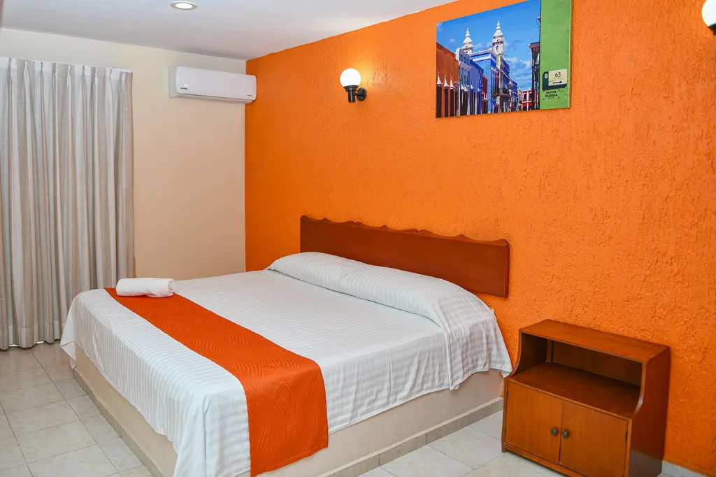 DOUBLE DELUXE ONE BED Room, Hotel U Xul Kah Campeche, Cancun Area