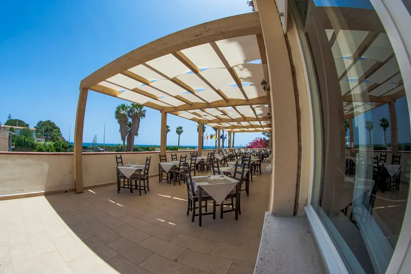 Terrace, Hotel President Sea Palace, Catania
