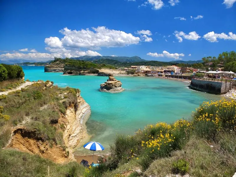 Beach, Toulas Apartments, Corfu
